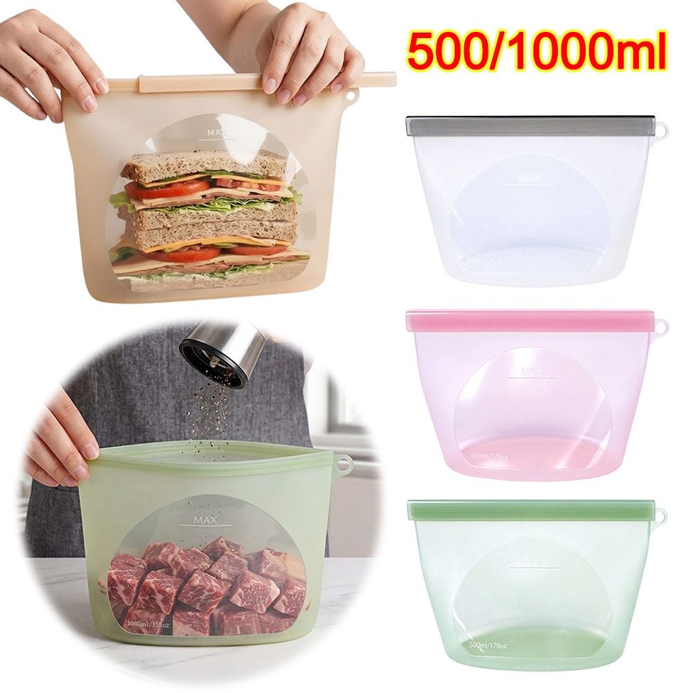 Food Z - Sac de conservation alimentaire en silicone,