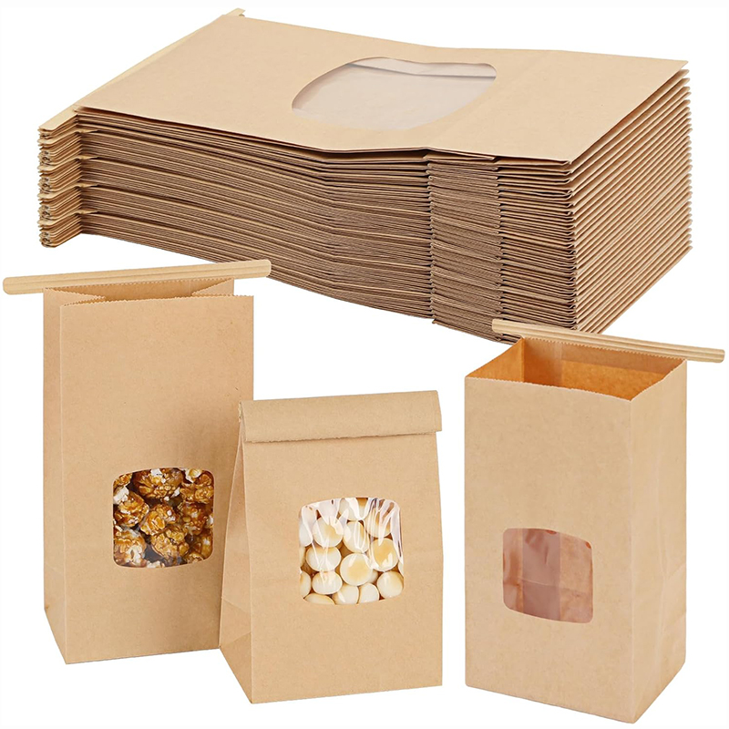 Food Snacks For Christmas - Sacs de boulangerie 10 pièces, sacs