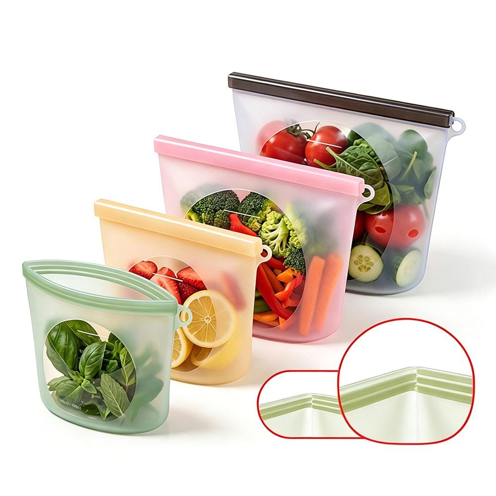 Food Z - Sac de conservation alimentaire en silicone,