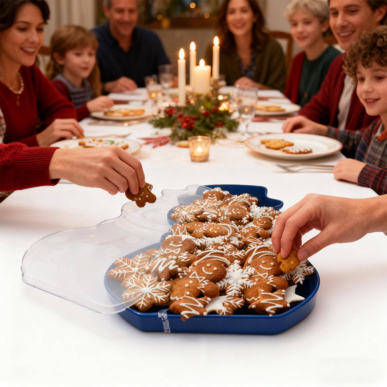 Food Snacks For Christmas - Plateau de collation de noël, organisateur