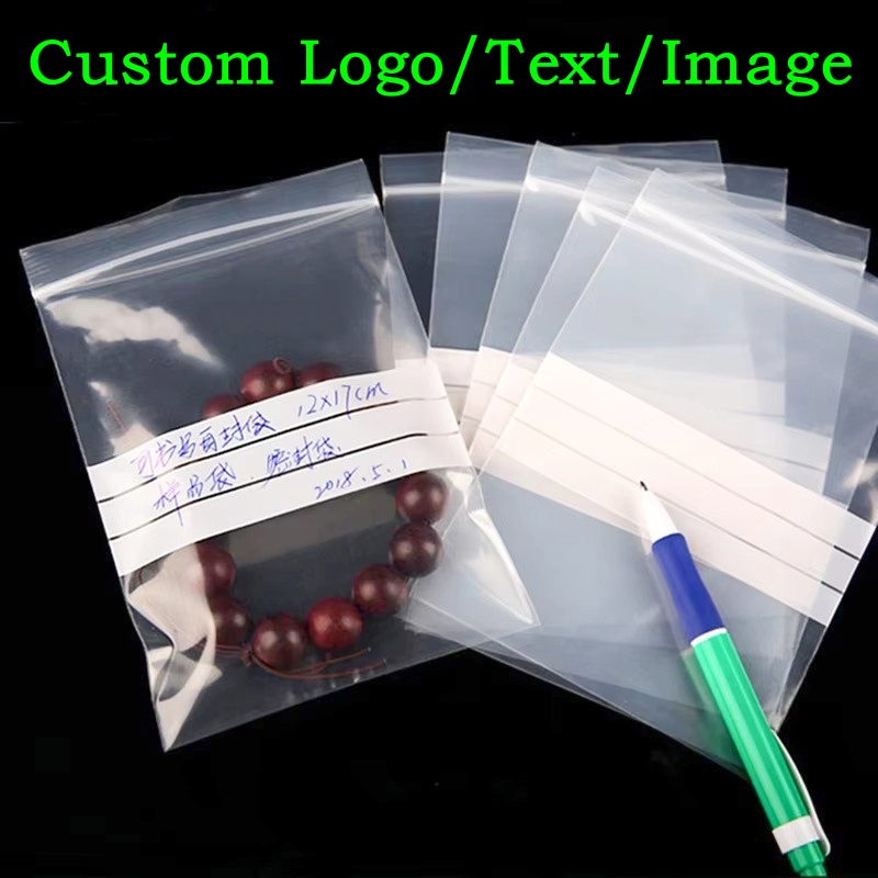 Food Snacks For Christmas - 200 Sachets Ziplock Transparents en PE