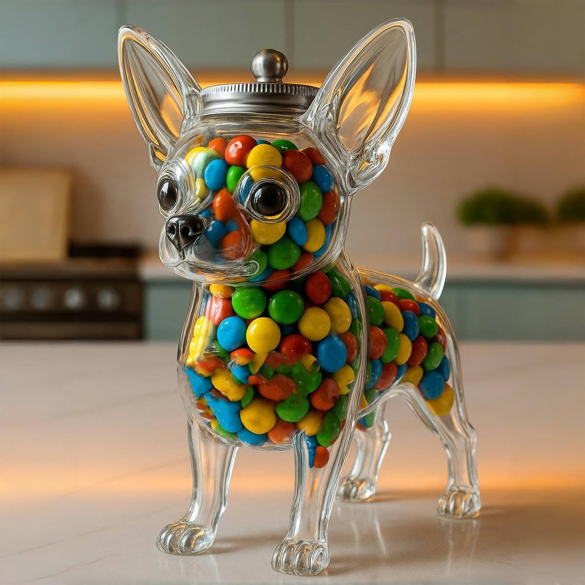 Food Snacks For Christmas - Récipient en forme de chihuahua pour