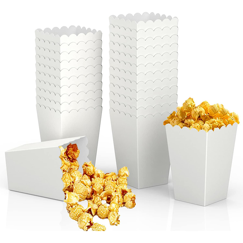 Food Snacks For Christmas - Cartons de bonbons en papier, 12