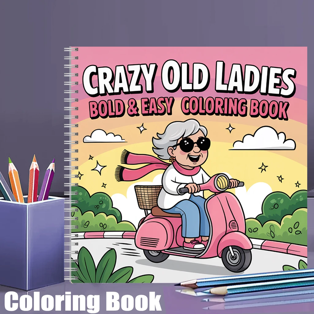 Food And Snacks Coloring Book - Livre de coloriage pour femmes âgées,