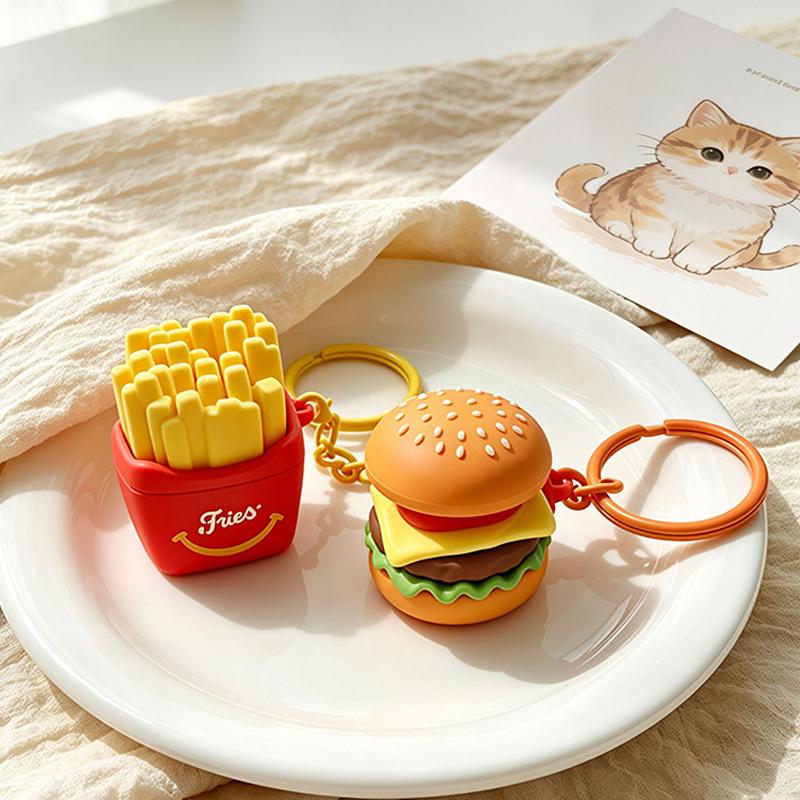 1PC Mini Porte-Clés Gourmand J - Food Zinc avis et prix