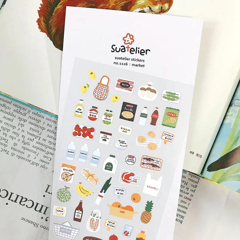 Suatelier N°1126 Autocollant « - Korean Food Snacks avis et prix