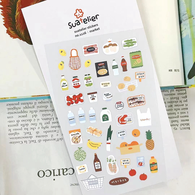 Suatelier N°1126 Autocollant « - Korean Food Snacks avis et prix