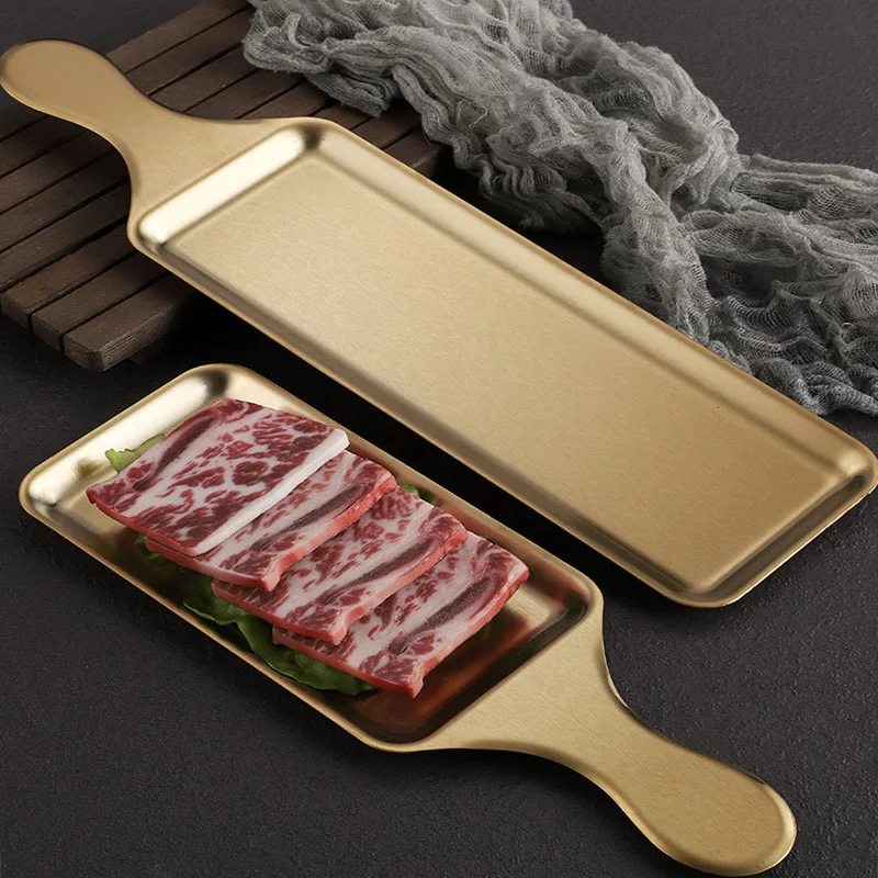 Assiette rectangulaire en acie - Korean Food Snacks avis et prix