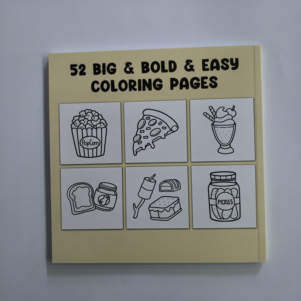 Livre de coloriage sur les ali - Food And Snacks Coloring Book avis et prix