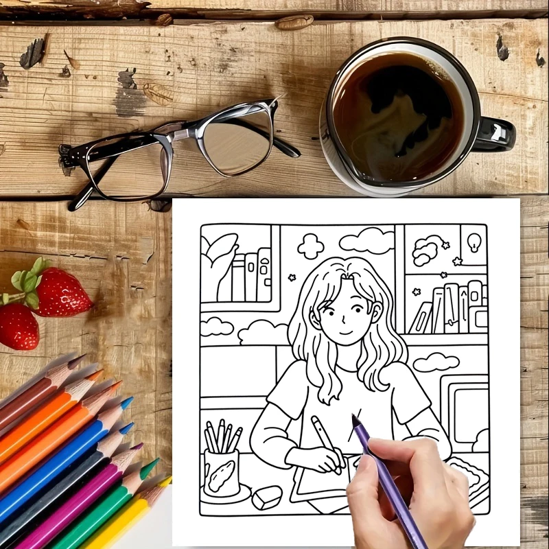 Livre de coloriage pour adulte - Food And Snacks Coloring Book avis et prix