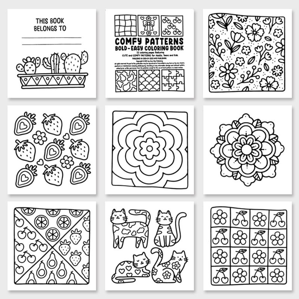 Livre de coloriage apaisant po - Food And Snacks Coloring Book avis et prix