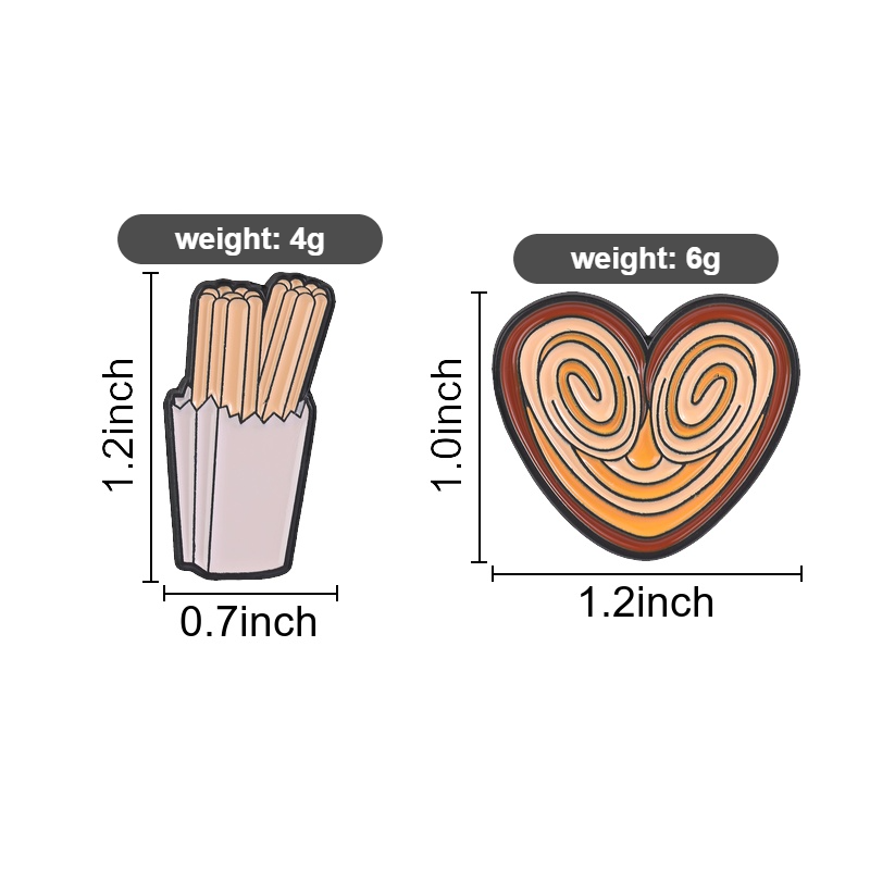 Épinglette en émail amusante s - Zinc Food Snacks avis et prix