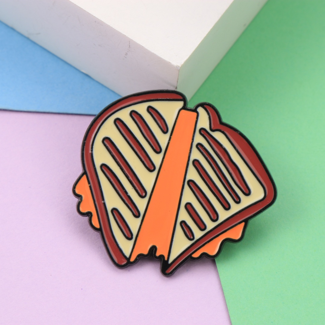 Broche en émail motif sandwich - Zinc Food Snacks avis et prix