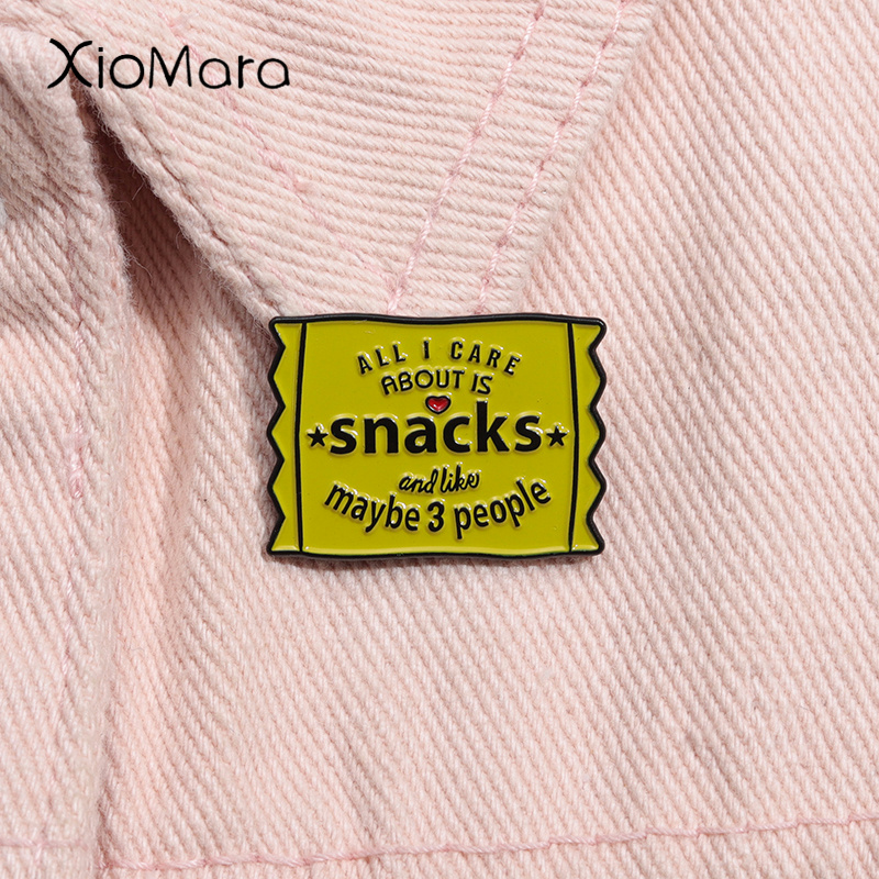 Broche en émail pour les amate - Zinc Food Snacks avis et prix