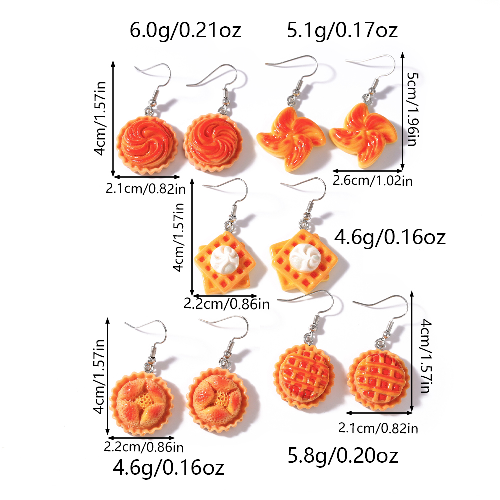 Aihua 10 pièces de boucles d'o - Zinc Food Snacks avis et prix
